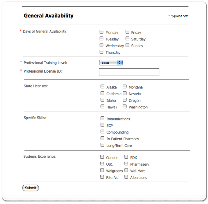 scheduling sheets