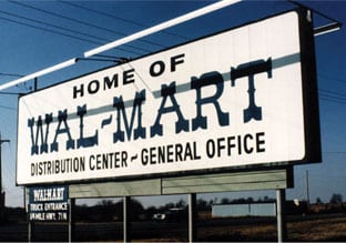 Walmart's first distribution center