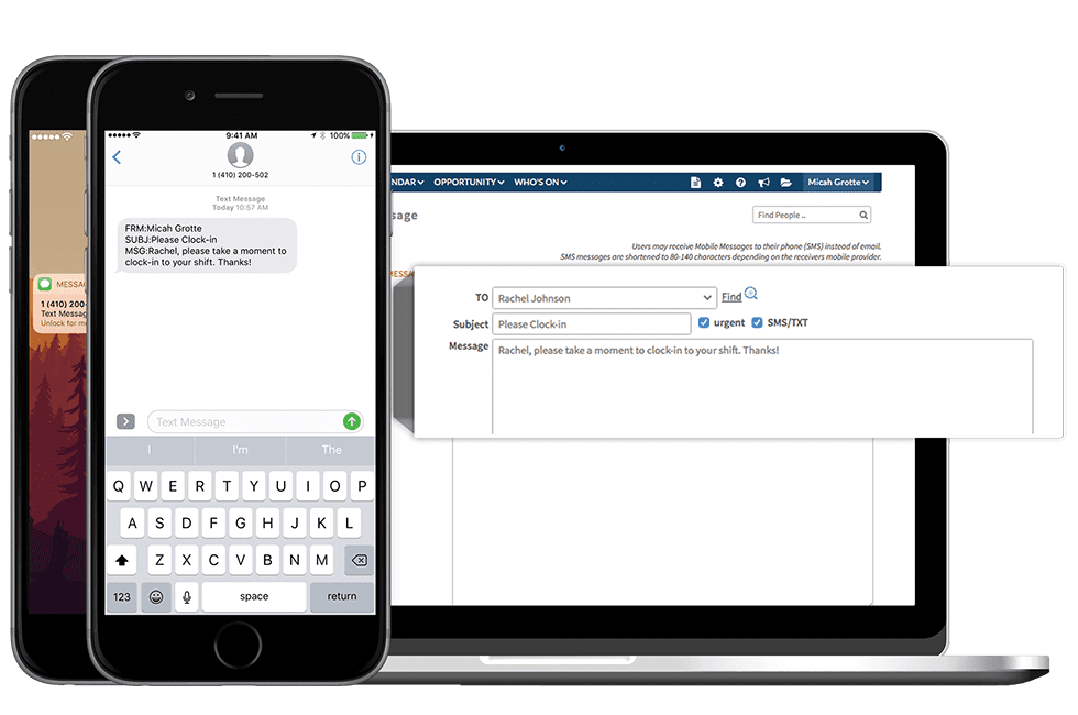 online time clock software employee attendance tracker shiftboard