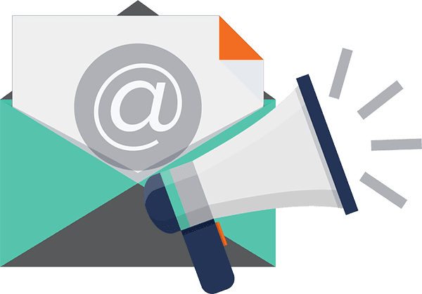 Loudspeaker with a letter opening behind, showing proactive communication in Shiftboard's applicant tracking system Loudspeaker with a letter opening behind, showing proactive communication in Shiftboard's applicant tracking system