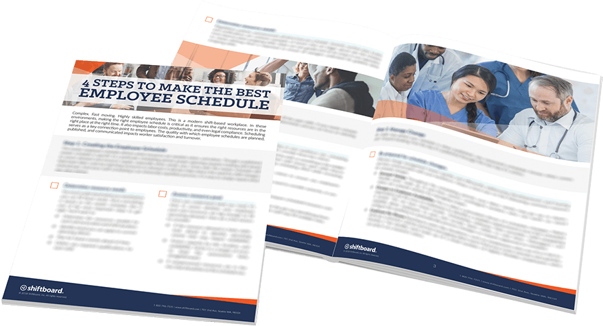 4 steps to make the best employee schedule checklist shiftboard