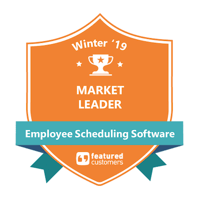 2019 market leader in employee scheduling software badge