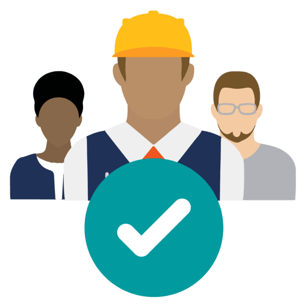 Assign only eligible workers icon