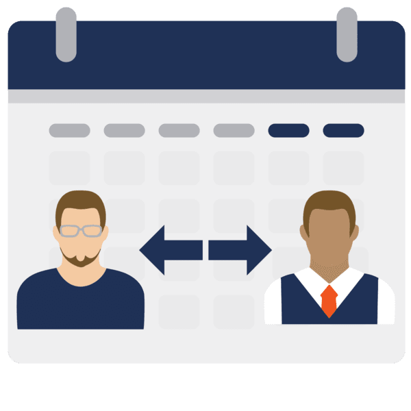 flexible work schedules icon