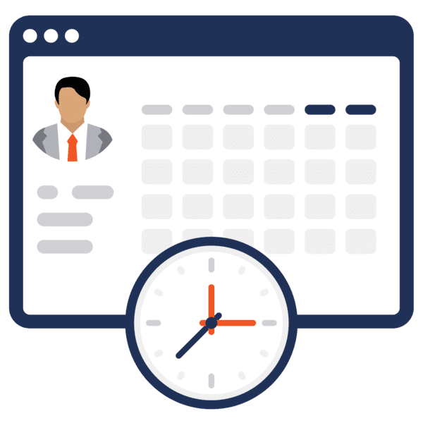 time card verification icon
