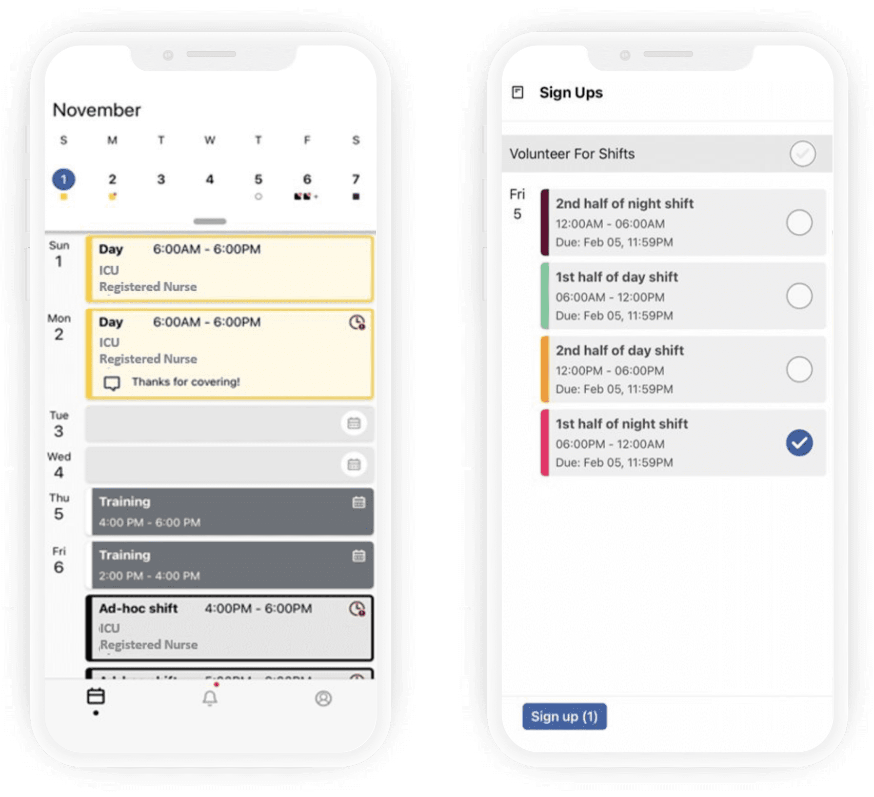Optimized schedules
