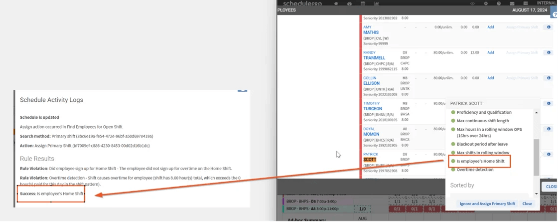 Activity Log Now Shows Successfully Enforced Rules